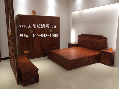 东阳明清阁 匠心独运的红木家具与中式艺术装饰